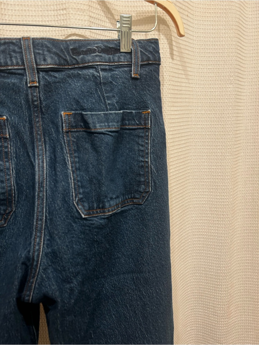 Favorite Daughter Mischa Pepper Dark Indigo Wide-Leg High-Rise Jeans Sz 30 - Picture 6 of 8